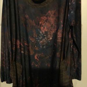 Multi Earth Tone Tunic
